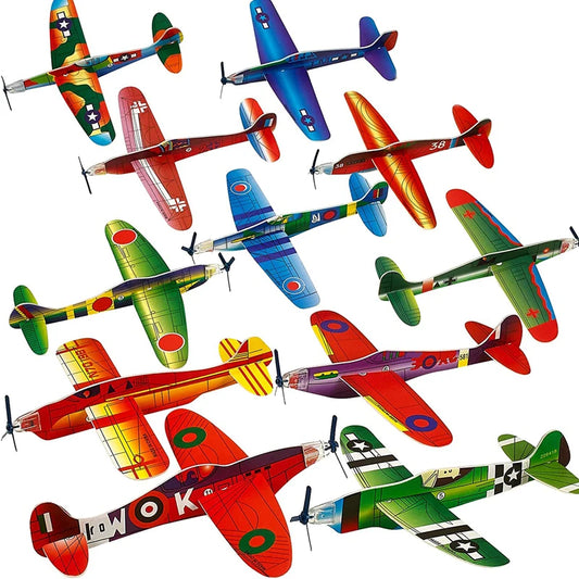 Hand Throw Flying Glider Airplane Party Favors For Kids Prize Reward Toys Outdoor Spielzeug Kinder Avion Polystyrène Planeur