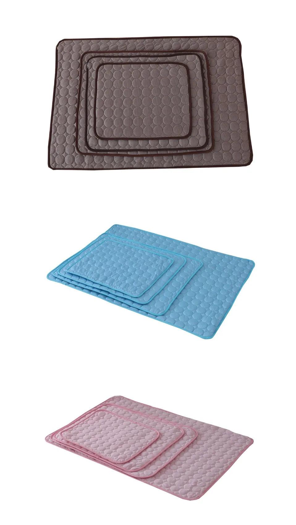 Dog Cooling Mat Summer Pet Cold Bed Extra Large For Small Big Dogs Pet Accessories Cat Durable Blanket Sofa Cat Ice Pad Blanket - E-line.com