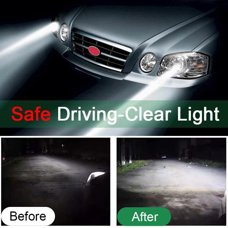 Car Headlight Restoration Polishing Kits Headlamp Scratch Remover Repair Cleaning Paste Remove Oxidation Headlight Polish Liquid - E-line.com
