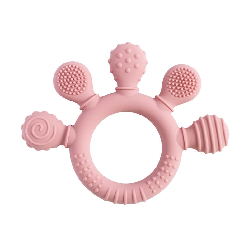 Baby Silicone Teether Infant Pacifier Chain Clip Food Grade Silicone Soother Chain Nipple Holder  Baby Nursing Good Teething Toy