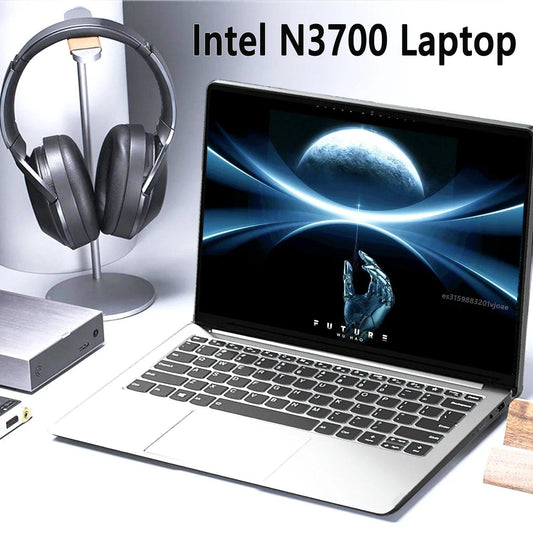 Laptop Intel Pentium N3700 16GB RAM 1024GB SSD Notebook 1920*1080 Resolution Windows 11 Unlock Computer Office Study Gamer PC
