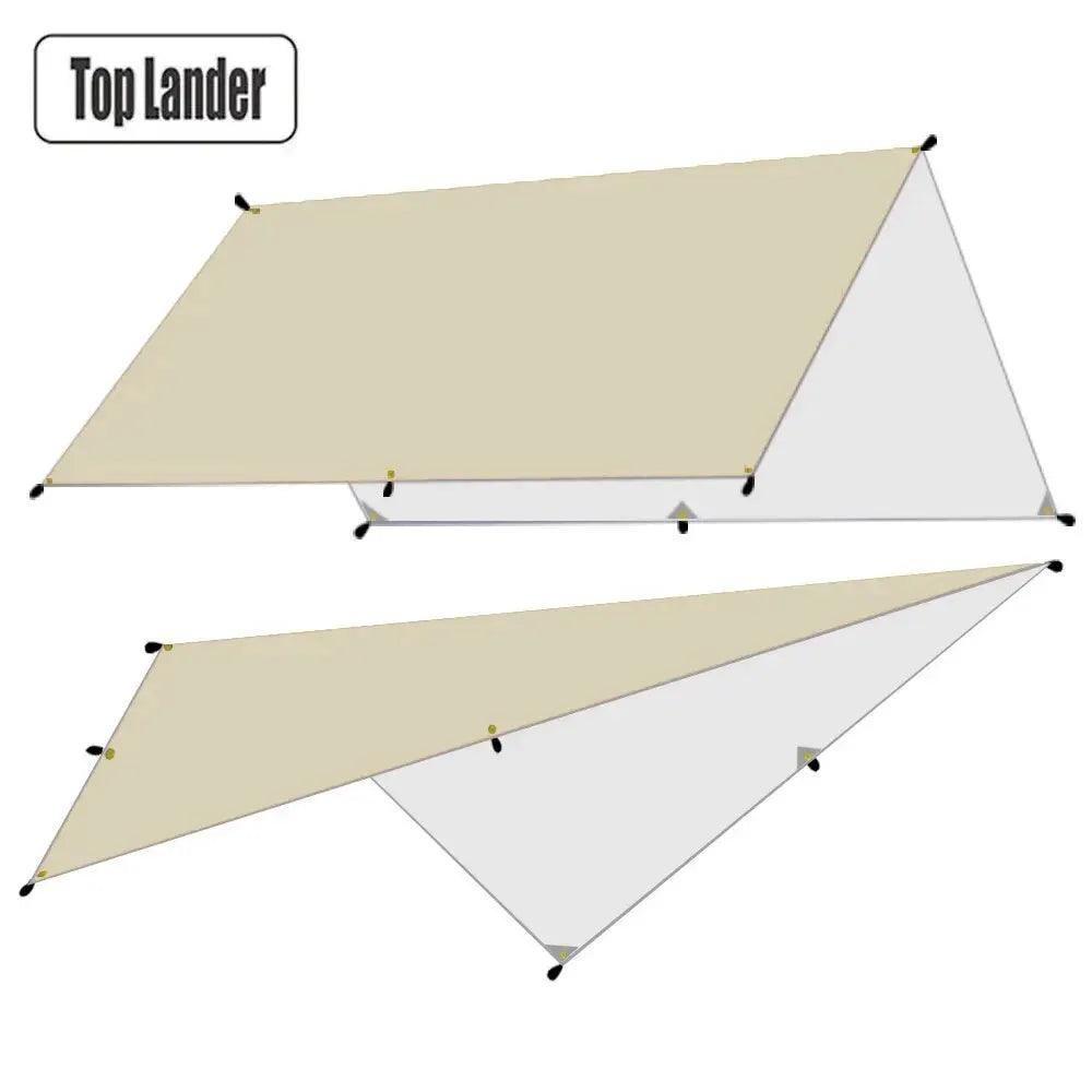 Camping Tarp Waterproof Tent Tourist Awning Shade Garden Canopy Beach Sunshade Outdoor Ultralight Sun Shelter - E-line.com