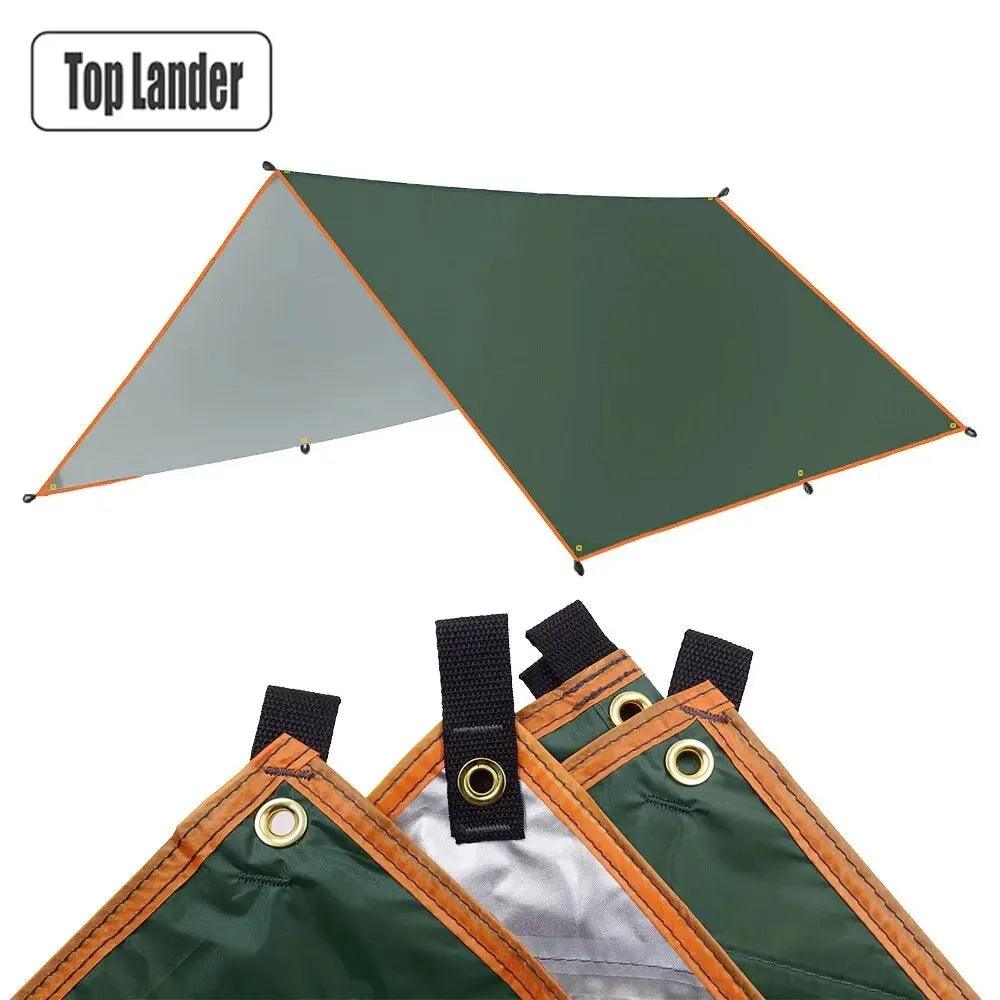 Camping Tarp Waterproof Tent Tourist Awning Shade Garden Canopy Beach Sunshade Outdoor Ultralight Sun Shelter - E-line.com