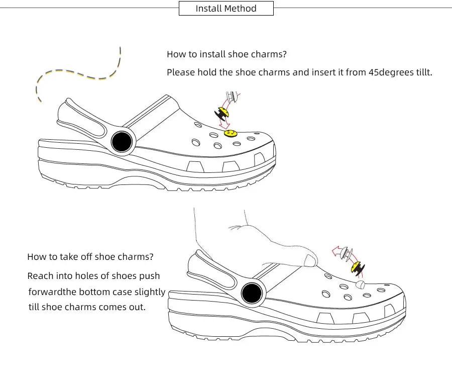 Cute Soft Gum Brown Bear Hole Shoe Charms Accessories Shoe Buckle Detachable M Bean Shoes Flower DIY Shoes Decorations - E-line.com
