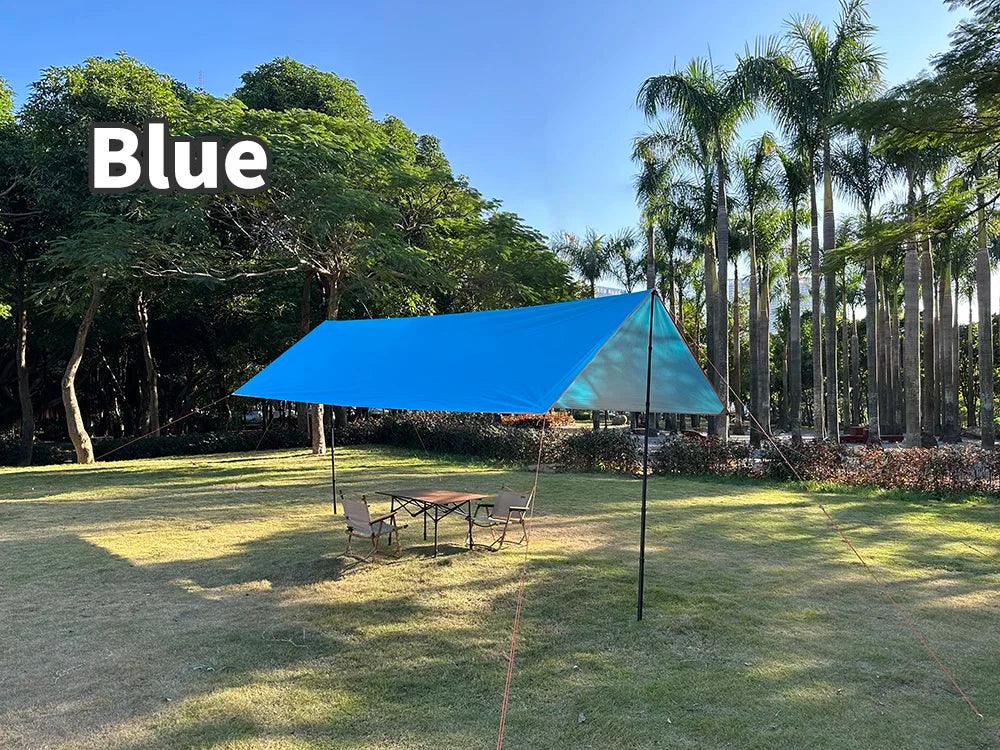 Camping Tarp Waterproof Tent Tourist Awning Shade Garden Canopy Beach Sunshade Outdoor Ultralight Sun Shelter - E-line.com