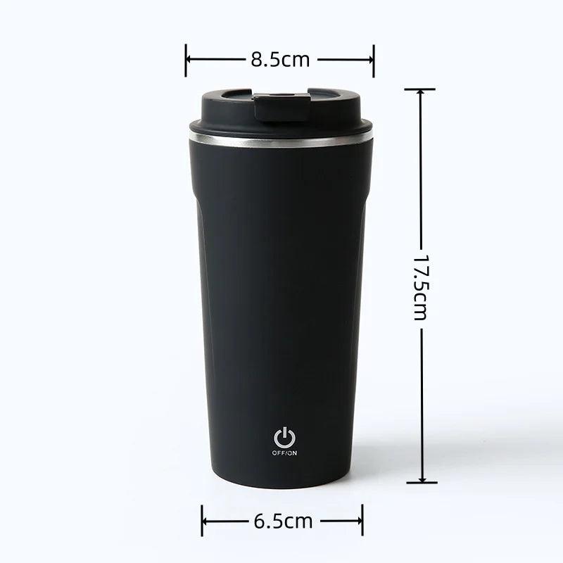 Electric Magnetic Automatic Mixing Cup USB Rechargeable Household Waterproof Bottle 400ML Milk Coffee Blender Self Mixing Mug - E-line.com