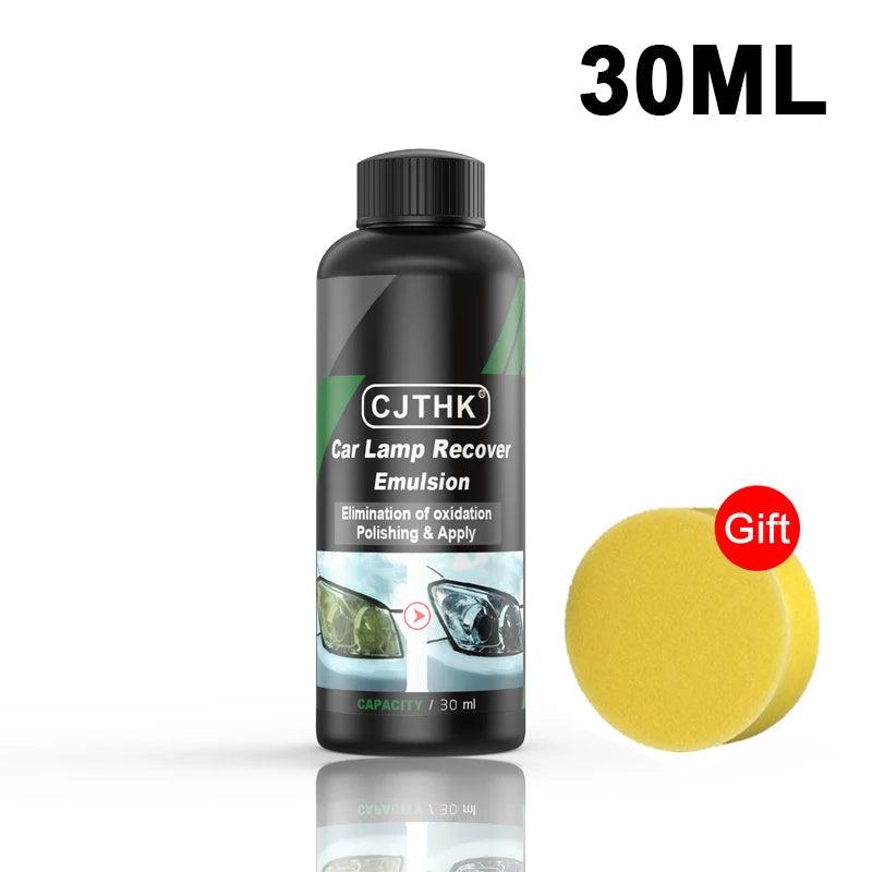 Car Headlight Restoration Polishing Kits Headlamp Scratch Remover Repair Cleaning Paste Remove Oxidation Headlight Polish Liquid - E-line.com