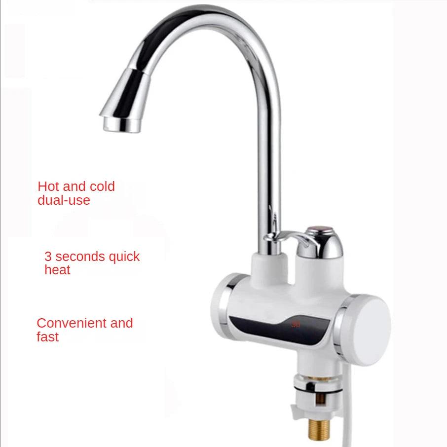 Tankless Hot Water Heater Faucet Shower Instant Electric Tap for Kitchen Heating Instant Faucet for Bathroom - E-line.com
