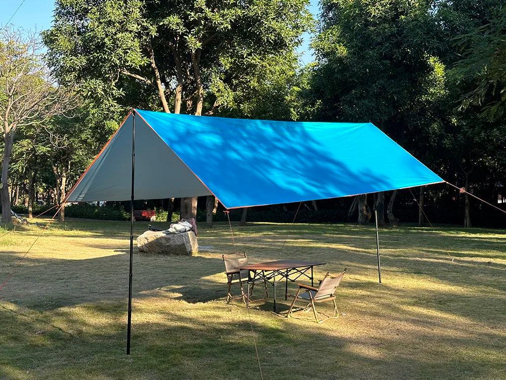 Camping Tarp Waterproof Tent Tourist Awning Shade Garden Canopy Beach Sunshade Outdoor Ultralight Sun Shelter - E-line.com