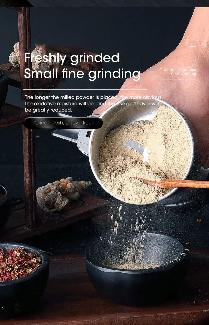 Electric Multifunctional New Grinder Coffee Kitchen Beans Cereal Nuts Spices Grains Grinder Machine For Home Coffee Grinders - E-line.com