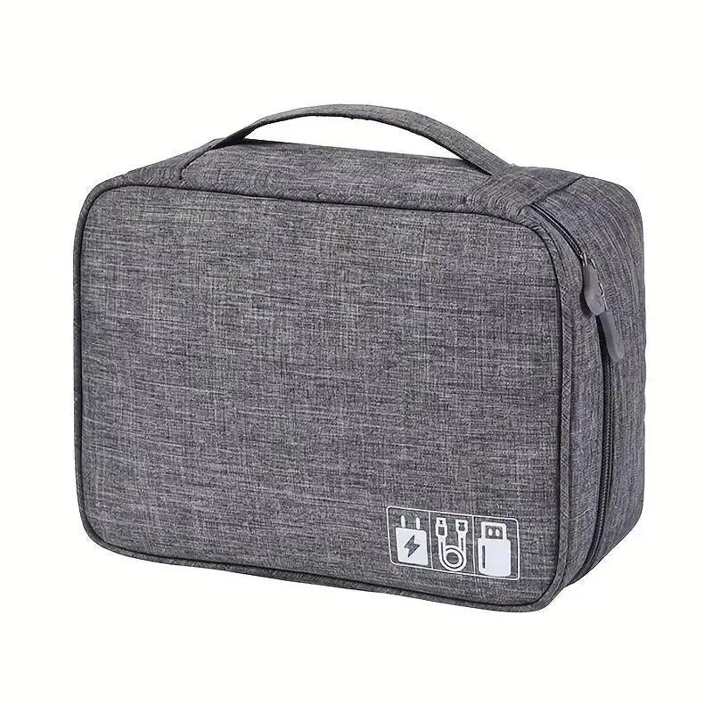 Cable Storage Bag Waterproof Digital Electronic Organizer Portable USB Data Line Charger Plug Storage Bag Travel Cable Organizer - E-line.com