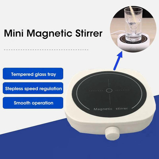 Magnetic Stirrer Kitchen Liquid Mixing Mini Lab Stir Mixer Portable Stirrer Plate with Stir Bar USB 2L 4000RPM for Laboratory - E-line.com