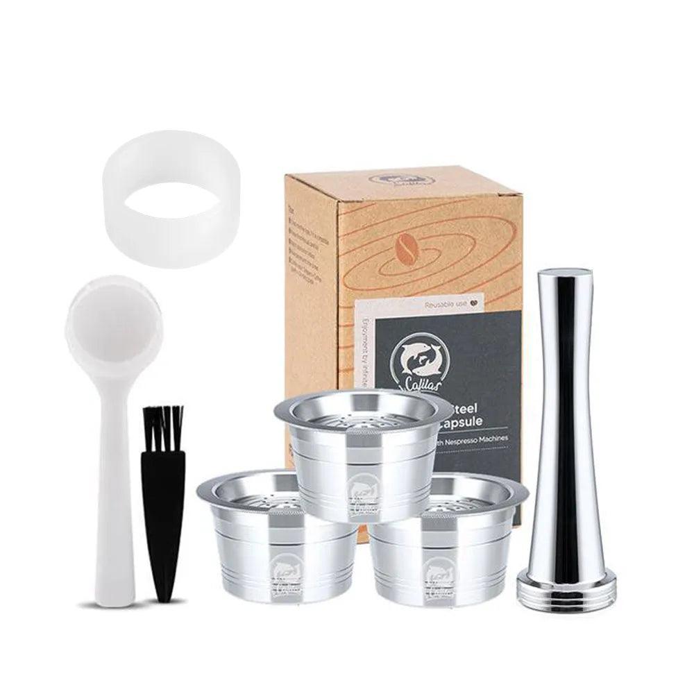 for Tchibo Cafissimo Easy K fee Reusable Coffee Capsule Lov Passione 3 Hearts Coffee Pods Stainless Steel Refill Filters Pod - E-line.com