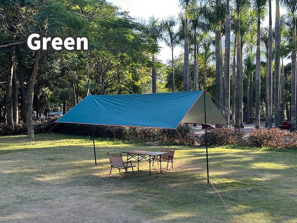 Camping Tarp Waterproof Tent Tourist Awning Shade Garden Canopy Beach Sunshade Outdoor Ultralight Sun Shelter - E-line.com
