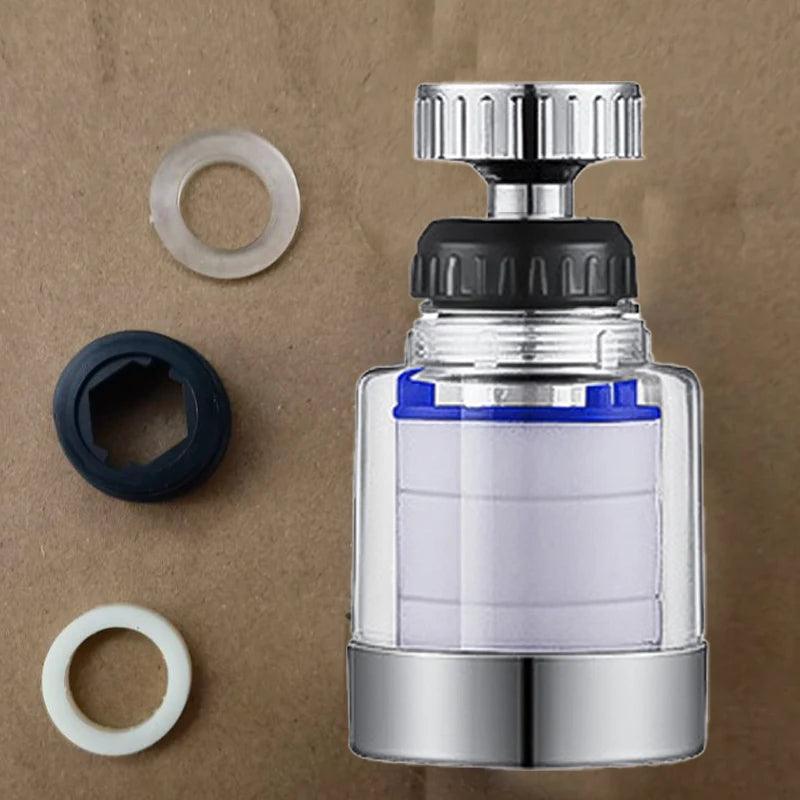 Baokemo 360 Rotating Water Purifier Filter Tap Universal For Kitchen Bathroom Shower Household Filter PP Cotton High Density