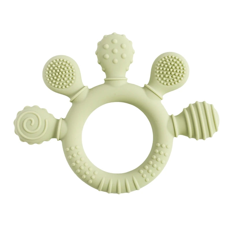 Baby Silicone Teether Infant Pacifier Chain Clip Food Grade Silicone Soother Chain Nipple Holder  Baby Nursing Good Teething Toy