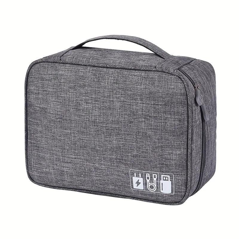 Cable Storage Bag Waterproof Digital Electronic Organizer Portable USB Data Line Charger Plug Storage Bag Travel Cable Organizer - E-line.com