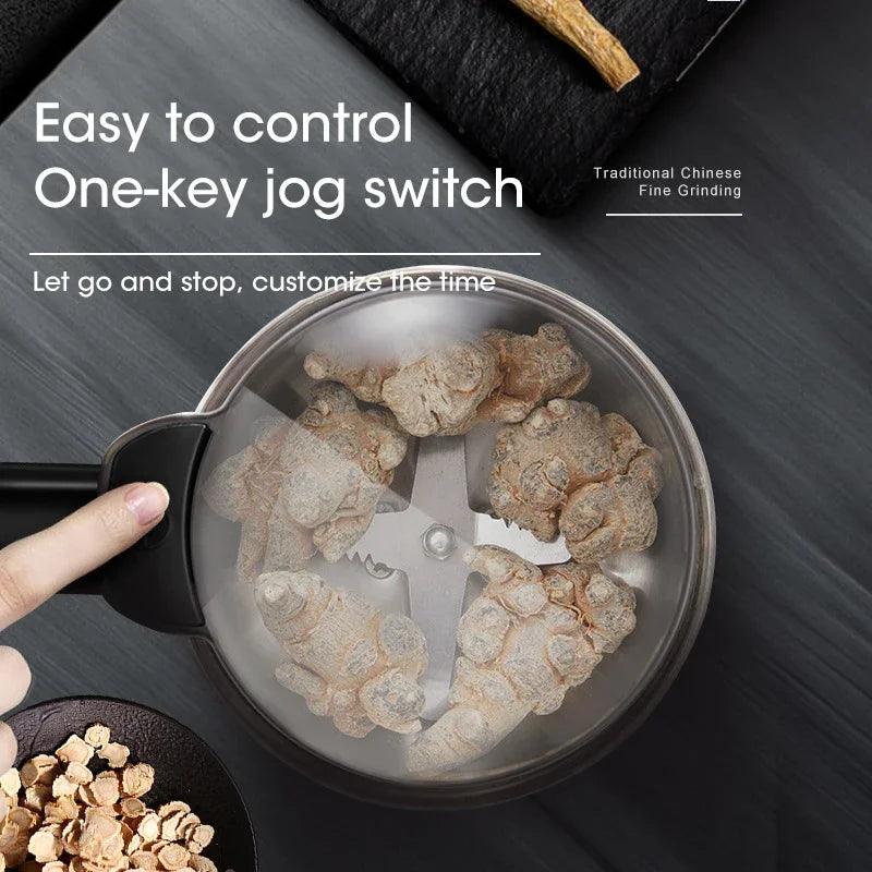 Electric Multifunctional New Grinder Coffee Kitchen Beans Cereal Nuts Spices Grains Grinder Machine For Home Coffee Grinders - E-line.com