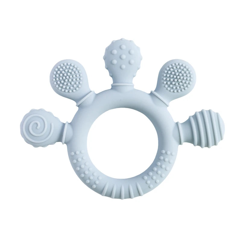 Baby Silicone Teether Infant Pacifier Chain Clip Food Grade Silicone Soother Chain Nipple Holder  Baby Nursing Good Teething Toy
