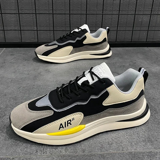 Men Casual Sneakers Fashion Breathable Running Shoes New Mesh Men's Platform Walking Sneakers Shoes Male Zapatillas Hombre