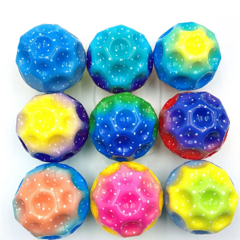Extreme High Bouncing Ball Space Moonball Children Toys Balle Rebondissante Juguete Sensorial Antiestres Spielzeuge Kinder