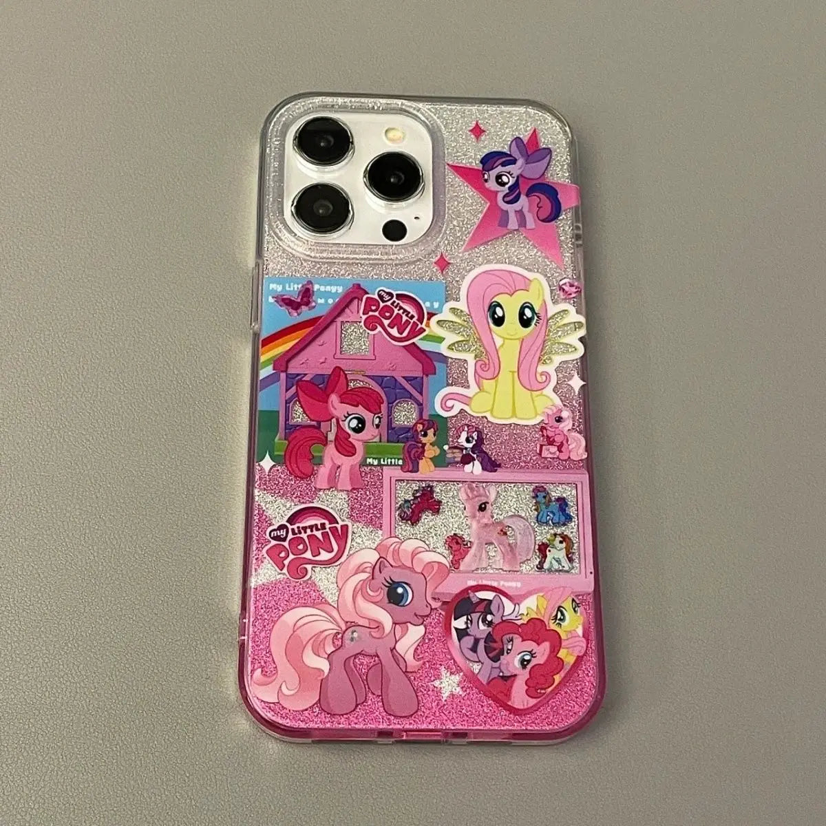 Cartoon Sanrio My Little Pony Hello Kitty Phone Case For iPhone 16 15 14 13 12 11 Pro Max XR XS Max 7 8 Plus MINI Y2K Cute Cover