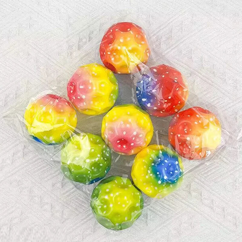 Extreme High Bouncing Ball Space Moonball Children Toys Balle Rebondissante Juguete Sensorial Antiestres Spielzeuge Kinder