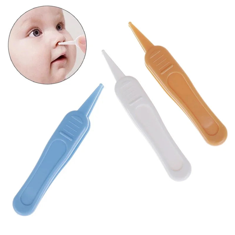 Baby Dig Booger Clip Infants Ear Nose Navel Clean Tools Kids Safety Tweezers Cleaning Forceps Toddler Nasal Cavity Care Supplies