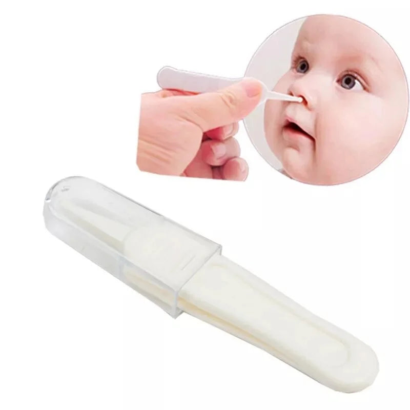 Baby Dig Booger Clip Infants Ear Nose Navel Clean Tools Kids Safety Tweezers Cleaning Forceps Toddler Nasal Cavity Care Supplies