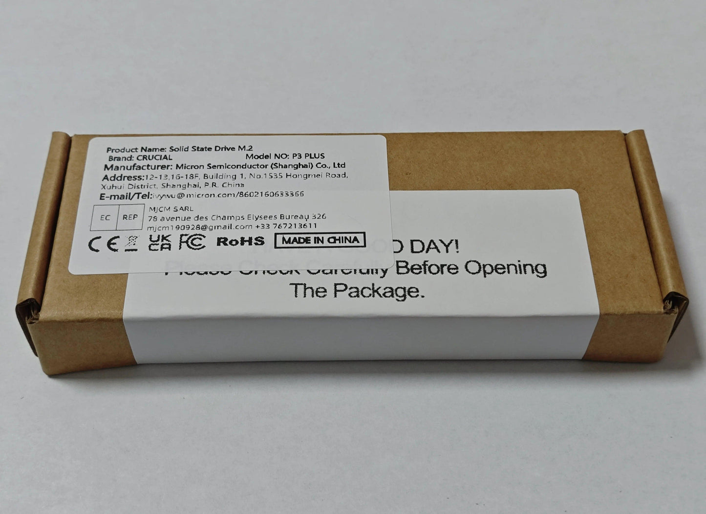Crucial P3 Plus 2TB 1TB 500GB PCIe Gen4 3D NAND NVMe M.2 2280 SSD, up to 5000MB/s  Solid State Drive Disk(OEM Package)
