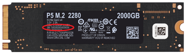 Crucial P3 Plus 2TB 1TB 500GB PCIe Gen4 3D NAND NVMe M.2 2280 SSD, up to 5000MB/s  Solid State Drive Disk(OEM Package)